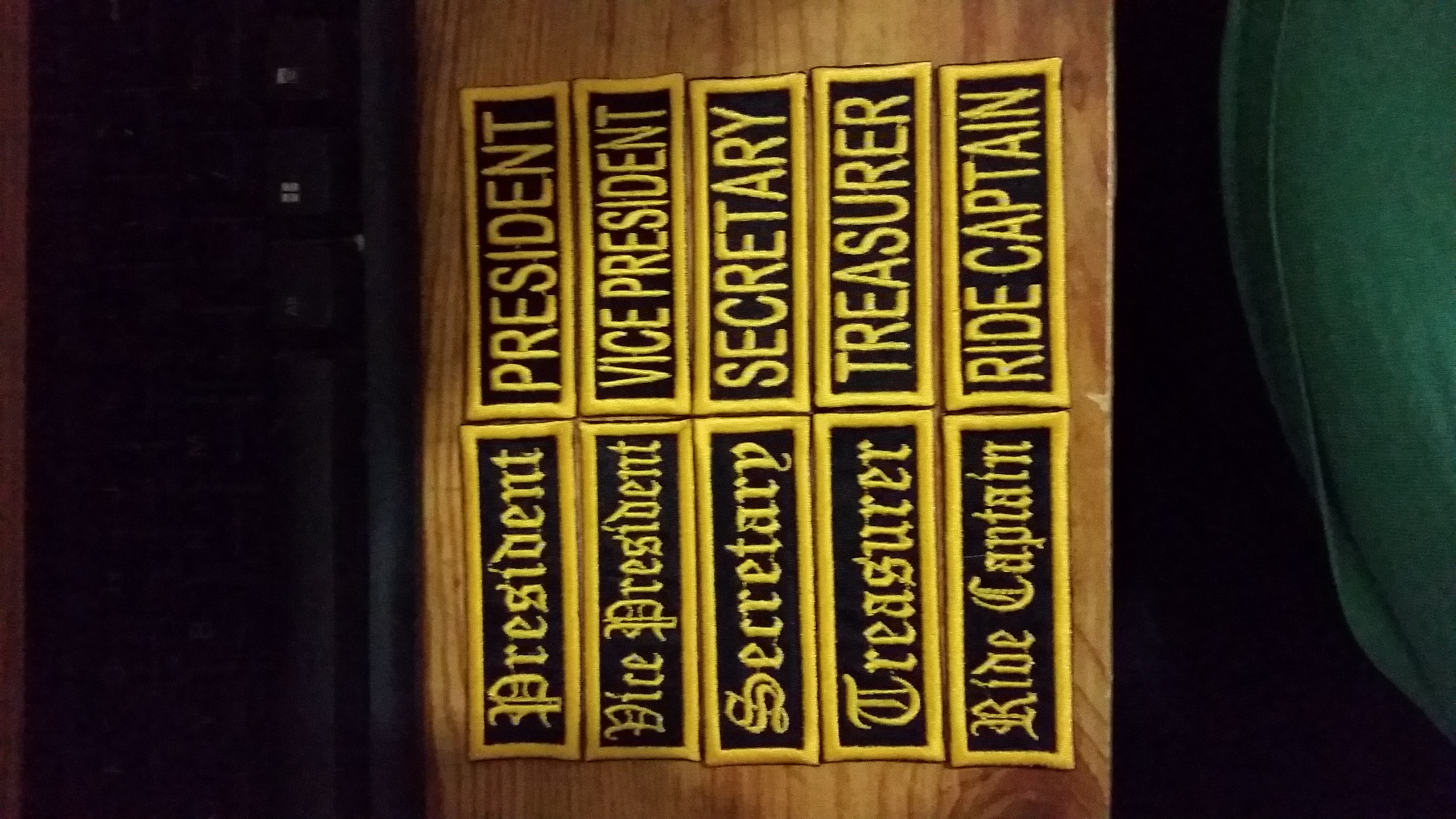 Officers patches